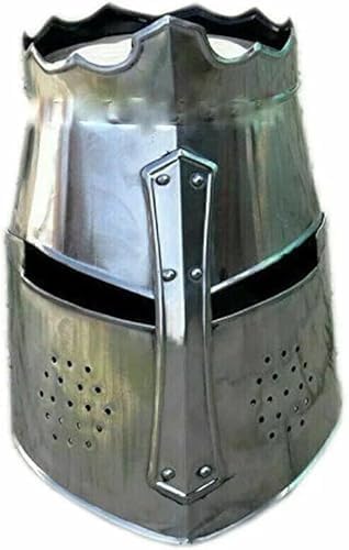 Medieval Knight Crusader Helmet – 18GA Steel Wearable Armor Replica