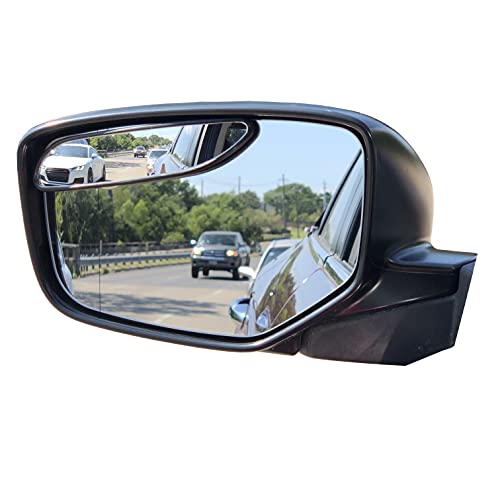 Blind Spot Convex Side Car Mirror: Automotive Rear View Exterior Stick On Mirror Accessories For Car | Automotive Exterior Blindspot Mirrors (2 Pack) #TOP7
