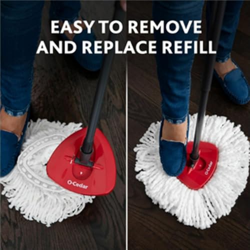 O-Cedar EasyWring Spin Mop Head Replacement : Machine Washable Microfiber Refill (1-Pack) 148822 - image 2