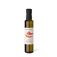 Vista 4 de Blazing Bella Aceite de oliva virgen extra con infusión de ajo, rico sabor a ajo fresco, aceite de oliva de California prensado en frío, perfecto