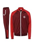 ✅ MATERIAL: 100% Polyester FC Bayern München Trainingsanzug Logo Bordeaux/rot, L