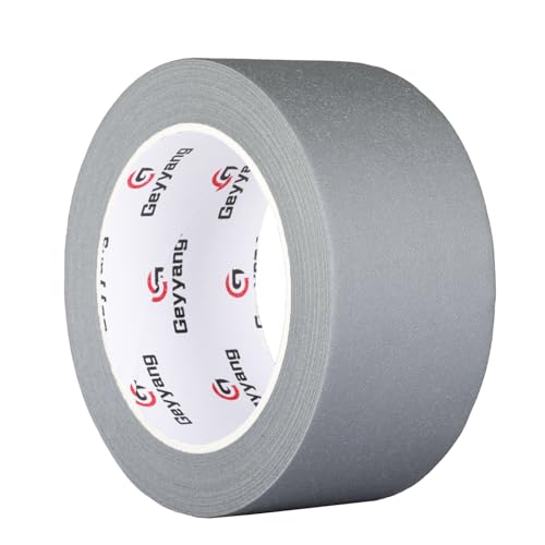 Image of GEYYANG Gaffers Tape - Gray Gaffer Tape 2 inch x 22 Yards - Multipurpose Matte Cloth Non-Reflective Gaff Tape for Photography,Film, Stage Production, Heavy-Duty Residue Free Gaffing Tape