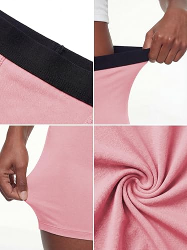 Image of Sexy Basics Women's Boy Short Boxer Briefs | Ultra Soft | Boyleg Trunks | Multi Pack Colors