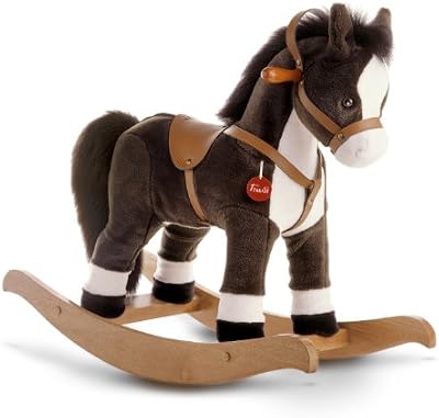 Caballo de Montar Marron | Juguete balancín Infantil de Peluche. | Trudi | 34x58x78cm | Jumbo | Rocking Animals | Modelo 29708