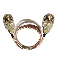 LIANGMEI Qingqing Store RG142. Lungo UHF PL259. Maschio A Lungo - Foto 6