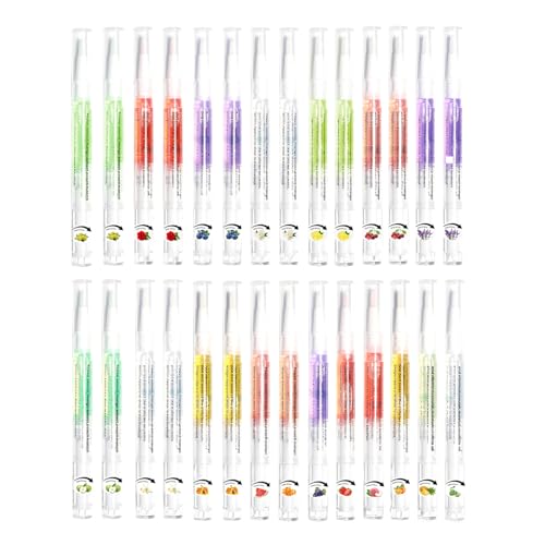 SULLMAR 28PCS Cuticle Oil Pen Sweet Almond Nail Growth Serum and Repair Treatment Hydrating Oil for Dry Cuticles and Skin Cuticle Buddy Revitalize Nails with Radiant Cosmetics Nail Growth Oil