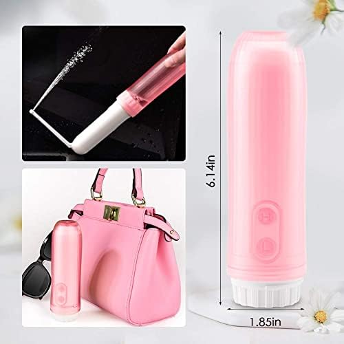 LQKYWNA Portable Bidet, Electric Bidet Sprayer, 140ml Handheld Travel Bidet Bottle for Postpartum Care Personal Hygiene Cleaning Elderly Washing (Pink)