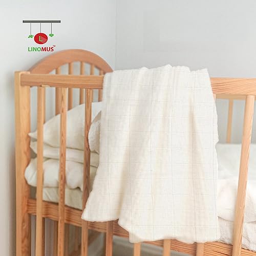 Linomus Muslin Squares- Pack of 6 (70 x 70 cm), Soft - Image 3