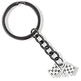 Checkered Racing Flags Charm Car Keychain a Great Llaveros de Hombre as a Formula Racing Gifts for Keychains for Men to Celebrate as Fast Cool Keychain Furious