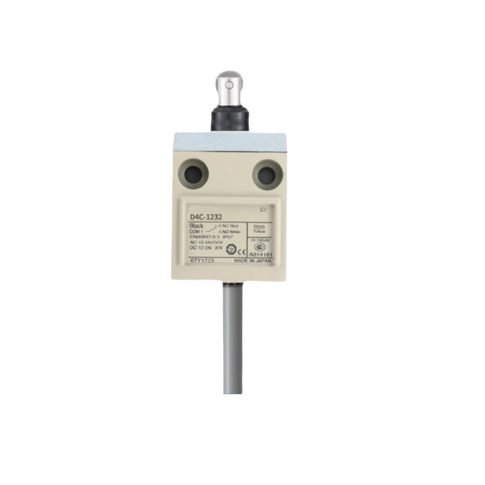 Fin de Course D4C-1232 et D4C-1332 interrupteur de position compact pour automatisme