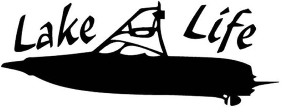 Amazon 3個の車のステッカーとデカール15cm 5 7cm Lake Life防水ステッカー ラップトップスケートボードの自動車電話用 女の子の男の子用 ステッカー デカール 車 バイク