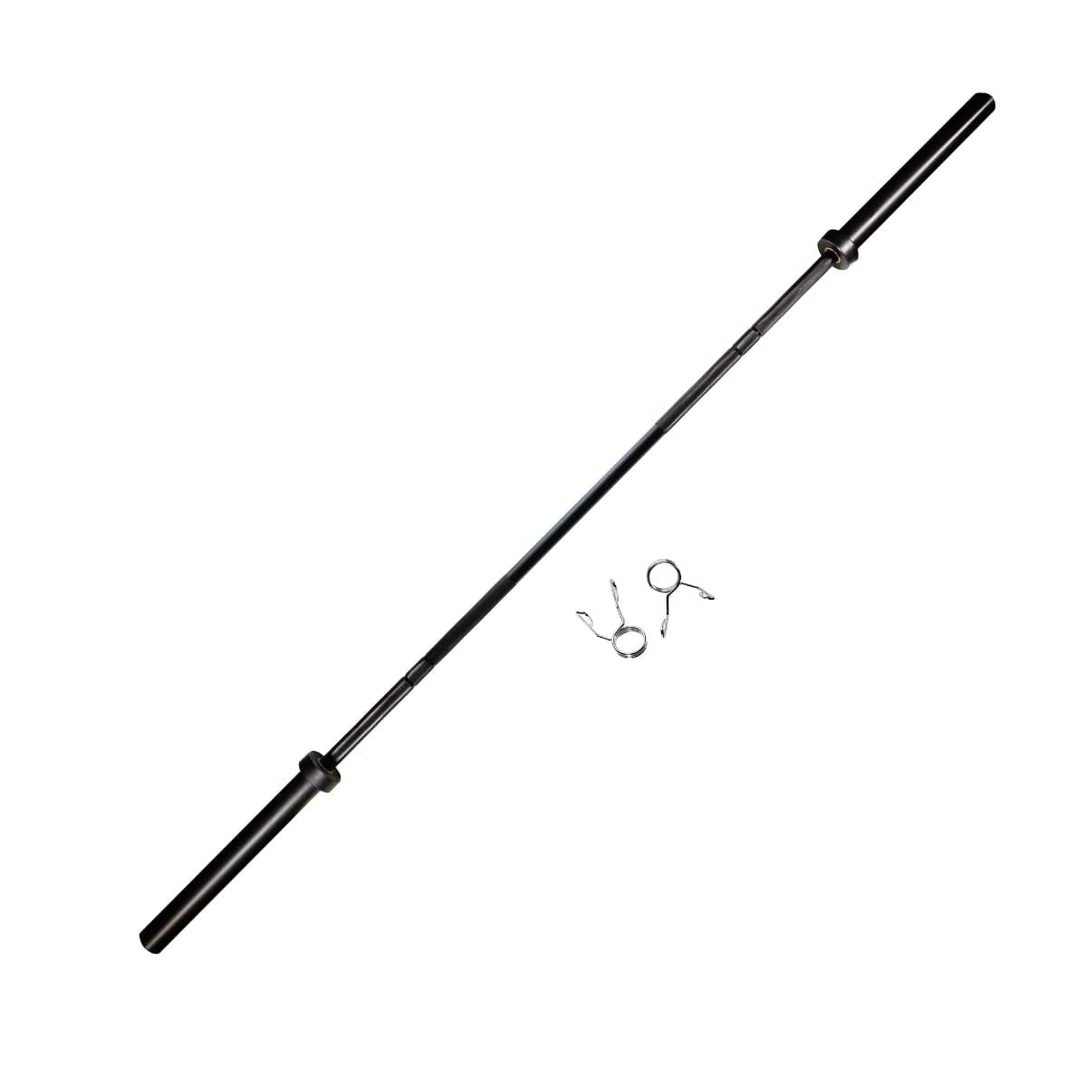 GymBeam Barra Olimpica Eternal Power, Bilanciere Dritto Cromato da 20 kg, Barra per Sollevamento Pesi Lunga 220 cm, capacità di Carico Massima Fino a 680 kg