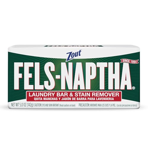 Fels Naptha Laundry Soap Bar & Stain Remover...