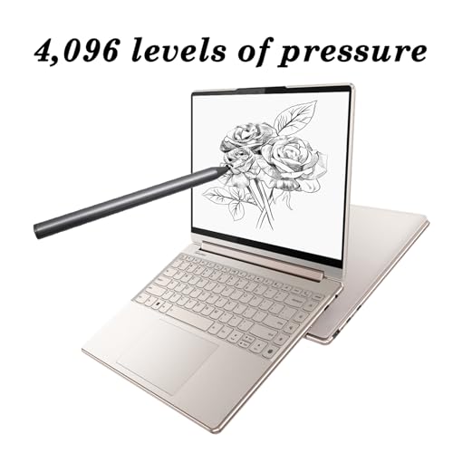 Image of Stylus Pen for Lenovo Digital Pen 2 Compatible with Lenovo IdeaPad Flex 5, Compatible with Stylus Pen for Yoga 6 /7 /9, ThinkBook 13x G2 IAP-21AT, AES 2.0 Protocol (Gray)