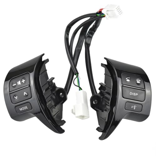 Botones de volante para Toyota Corolla 2007-2009 interruptor de audio color negro piano