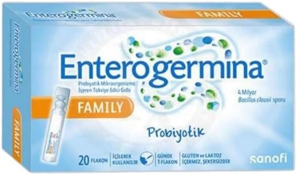 EnterogerminaFamily 4 Billion 20 Vials 2 Packs Total 40 Vials-(Pack of 2)
