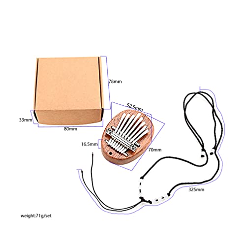 BIENKA Kalimba Thumb Piano avec lanière Kids Thumb Piano 8- Key Petit Piano Portable Metal Marimba Instrument de Musique… - Les Beatles, Paul McCartney, John Lennon, RIngo Starr, George Harrison BIENKA Kalimba Thumb Piano avec lanière Kids Thumb Piano 8- Key Petit Piano Portable Metal Marimba Instrument de Musique… – Image 3