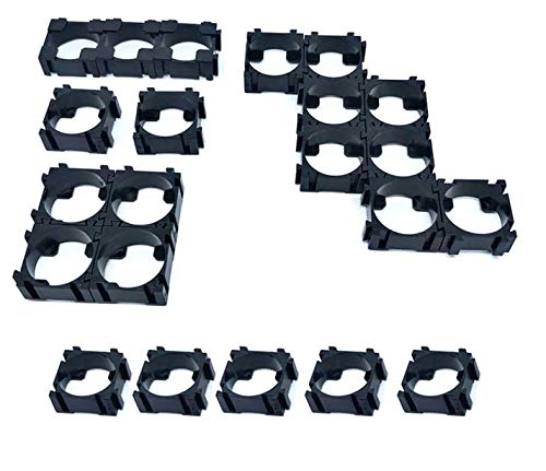 Zrm&E 50Pcs 18650 Lithium Battery Holder Bracket 1 Cell Diy Battery Storage Box Protection Board #TOP5
