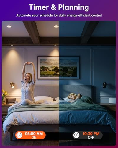 YAYZA! GU10 LED Light Bulbs 5W, RGBW Colour Change Dimmable LED Spotlights Cool White 6000K, Energy Saving Smart Spot Light Bulbs with Remote Controls, 12 Colours, 5 Model, Timer, 4 Pack - Image 6