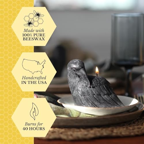 Image of Big Dipper Wax Works Black Crow Candle, 4 x 3.5in