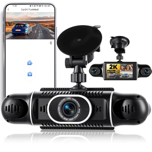 Dashcam voiture 4 canaux pour éviter les litiges d'assurance auto