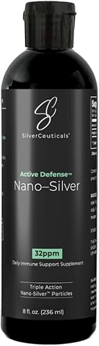 Plata coloidal con tecnología nano  32 ppm 8 onzas  8 veces más eficaz  Apoyo inmunológico natural  Salva a los días de enfermedad  A partir de 5