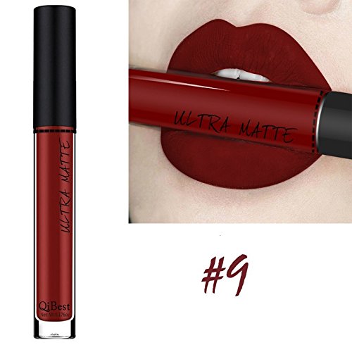 Lipsticks Ultra Matte Liquid Lipgloss Lip Makeup Sexy Long Lasting Waterproof Color Stay Nontoxic Cosmetic Beauty by BOYON