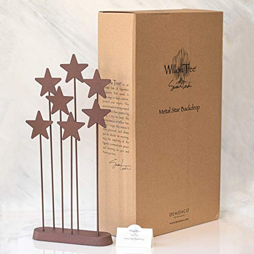 Willowtreemetalstarbackdropdesignedforclassicnativitycollectionstandrusticmetalstarsbehindholyfamilyornexttocrechehandpaintedaccessory Urban Country Home Decor Willow tree metal star backdrop designed for classic nativity collection stand rustic metal stars behind holy family or next to creche hand painted accessory urban country home decor