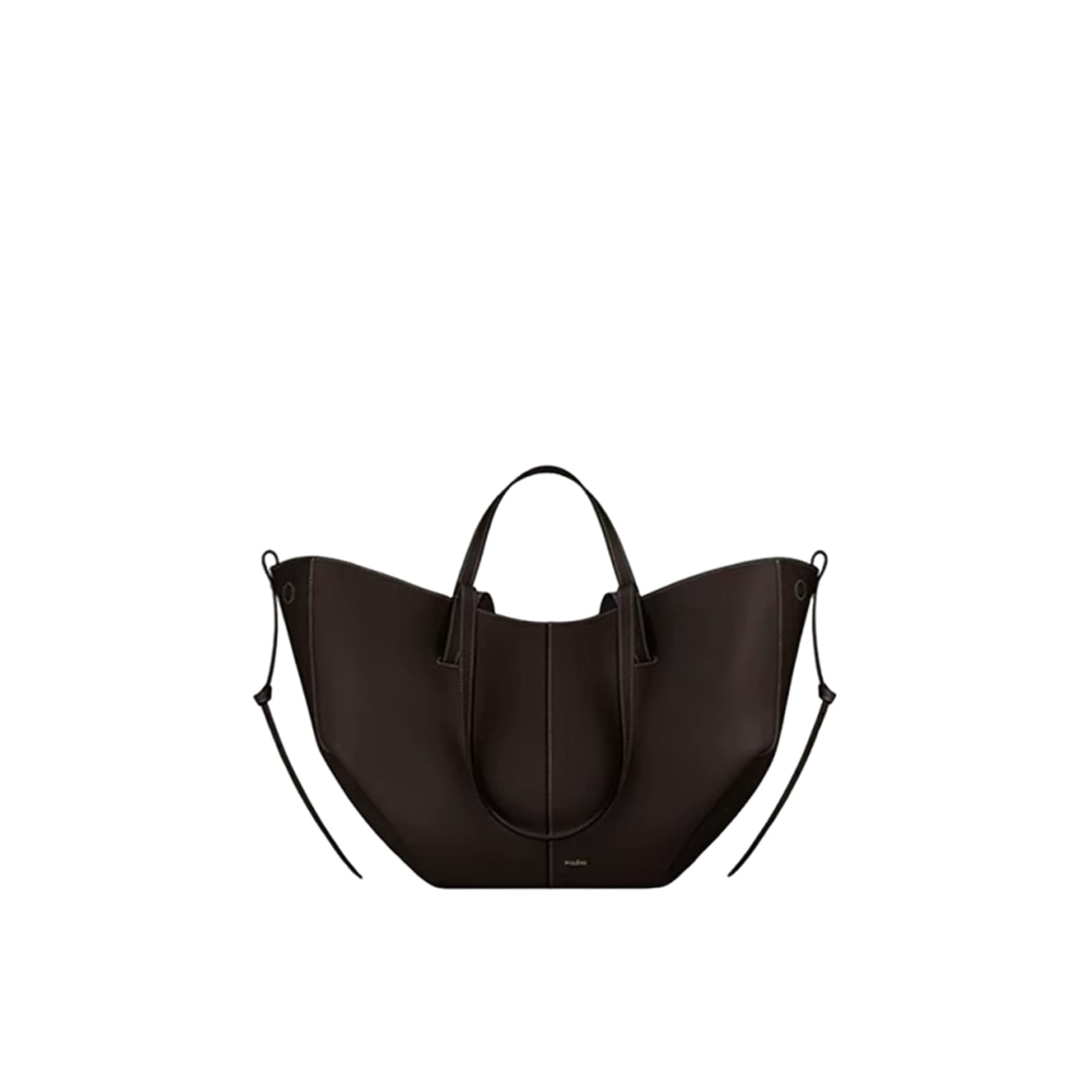 CORIOS Bolso de Mano para Mujer PU Cuero Bolsa de Cubo Elegante Bolsos de Hombro Gran Capacidad Bolsa Shopper Moda Tote 2pcs para Trabajo Viajes Compras Ébano S