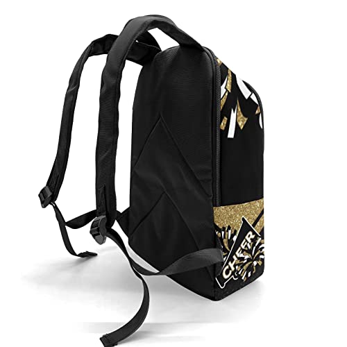 Cheerleader Gold 1 Personalized Backpack,Custom Travel Backpack Bag Gift4