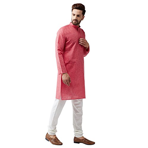 Image of SOJANYA (Since 1958, Men's Silk Blend Grey Kurta Pyjama & Silk Blend Jacket Combo