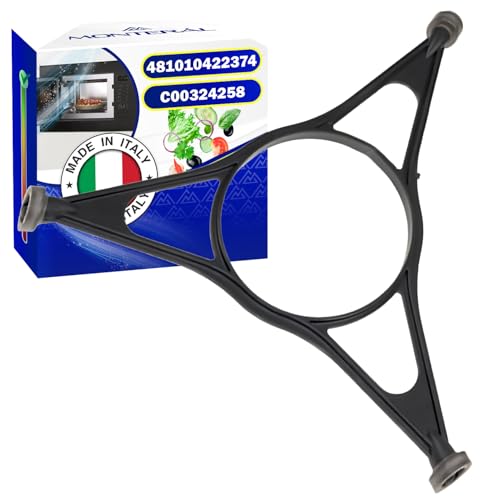 COMPATIBILITÀ - Il supporto per piatti per microonde ha il codice originale 481010422374 per Whirlpool C00324258 per Indesit