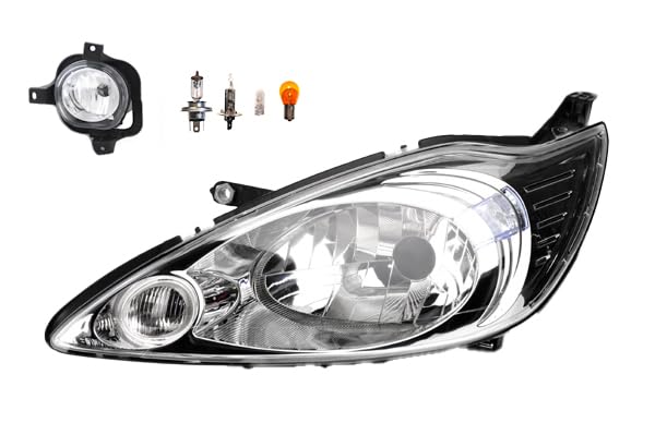 Johns, Phare avant halogène pour Ford Ka 09 02/2009 – H4 gauche + phare antibrouillard + ampoule