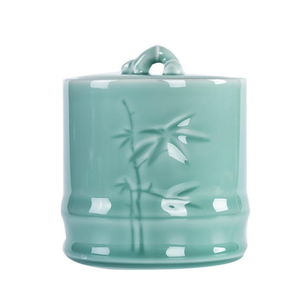 Cukiernica na zapasy herbaty sypkiej, ceramiczna puszka z pokrywką, do kuchni, chińskie naczynia do herbaty, pojedyncza/podwójna puszka, zestaw pudełek prezentowych, do przechowywania liści