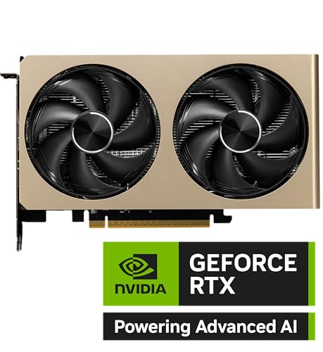 Image of MSI GeForce RTX 5060 8G Inspire 2X OC Graphic Card - NVIDIA GeForce RTX 5060 GPU, 8GB GDDR7 128-bit Memory, 28 Gbps, PCI Express Gen 5 x16 Interface, Upto 2535 MHz, STORMFORCE Fan