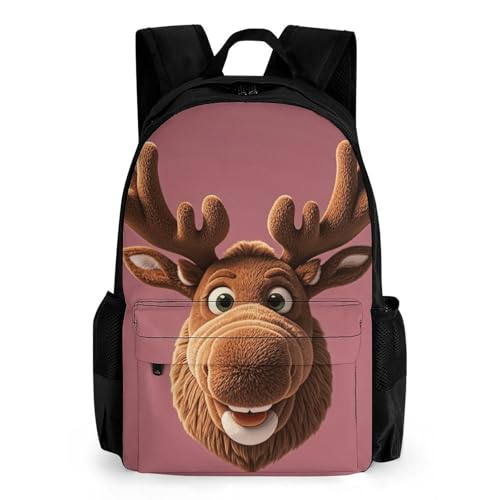 Mochila ligera casual para senderismo con diseño divertido