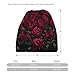 Fashion Beanie Hats for Unisex Men Women, Blood Red Rose Art Warm Outdoor Hat Skullies Beanies for Motorcycle Sport, Large Slap Hat Winter, Stay Warm Stylish