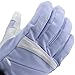 Swany Women's LaVie Snow Sports Warm Waterproof Breathable Insulated Ski Leather Winter Gloves w/Soft Plush Micro-V Lining, Washed Violet/White, Medium