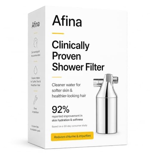 Afina Chrome High Pressure Revitalizing Shower Filter - Filter Out Chlorine