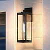Urban Ambiance Luxury Modern Farmhouse Outdoor Wall Light Medium Size 17 H x 6 W with Industrial Style Elements Estate Bronze Finish UQL1351 from The Quincy Collection