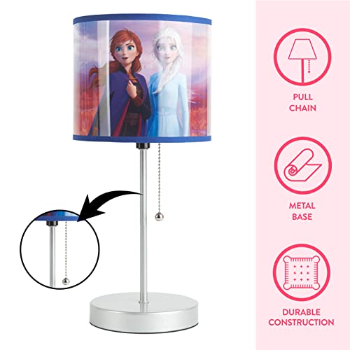 Image of Disney Frozen 2 Stick Table Lamp Featuring Anna & Elsa