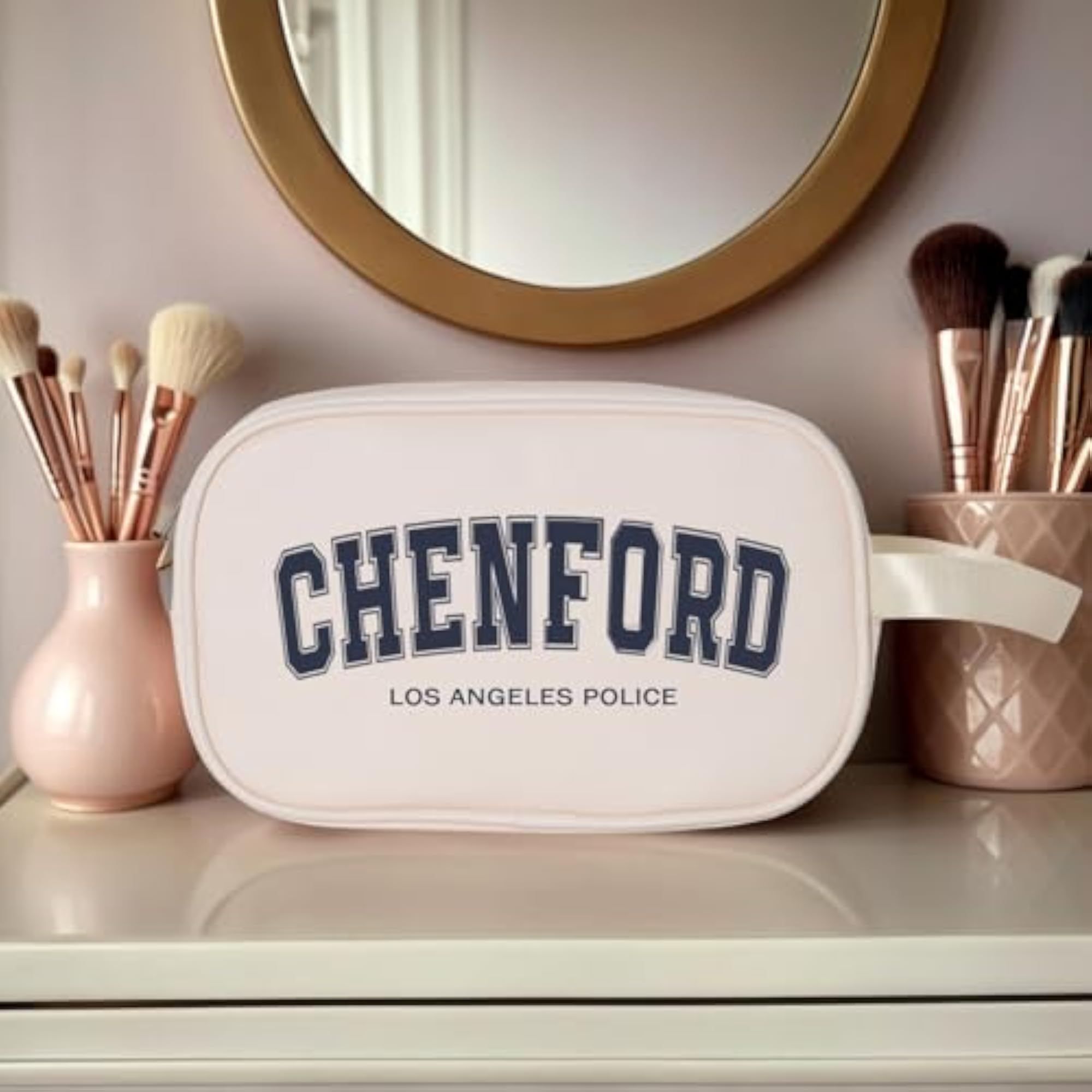 Clear Makeup Bag for Crime Drama Fans, Multifunctional Gift