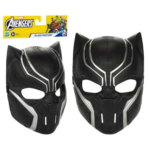Hasbro Marvel Avengers, Pantera Negra, Cosplay, Brinquedos de super-heróis, Jogos de Halloween, Acessórios de Fato de Filme, Ideia de Presente para meninos e meninas de 5 anos ou mais, Design fantasia