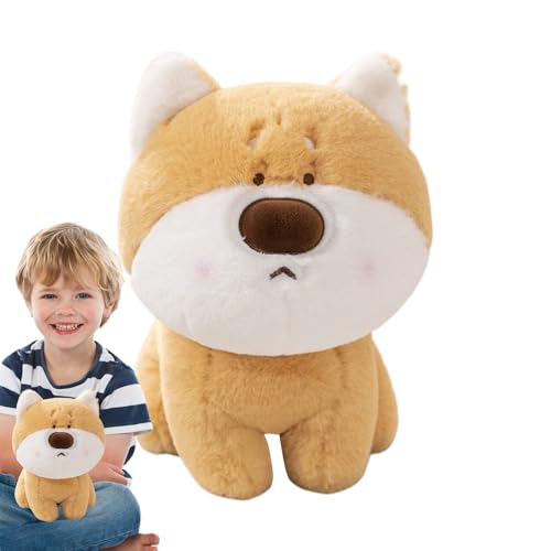 Peluche de animal | Suave abrazable y tierno – Juguete de perro de peluche – Para niños, niñas, hermanas, amigos, amantes de los animales, adolescentes, sofá, escritorio, asiento de coche, casa