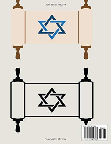 Torah Study Notebook Notebook: Lined Journal, 120 Pages, 8.5 x 11 - Image 2