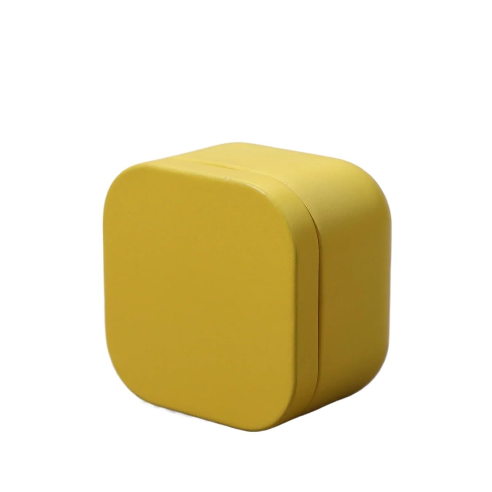 Candle Tins, Empty Square Candle Jars with Lids 12 pcs 50ml Multicolor(Yellow)