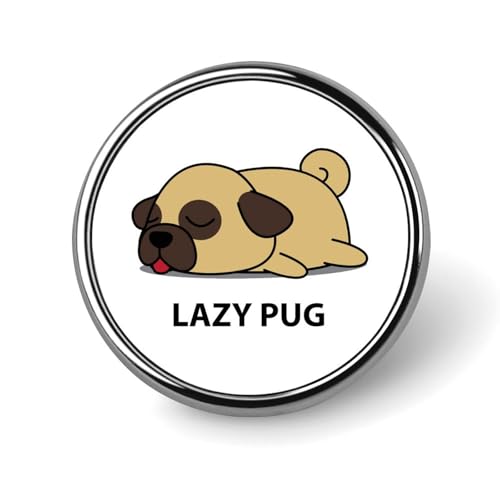 バッジ 円形 徽章 かわいい パグ 犬 缶バッジ 胸章 ピンバッチ ボタンブローチ 25mm おしゃれ ネクタイピン コレクション バッグ飾 帽子 胸飾り かばん掛け 工芸品 取付簡単 男女兼用 プレゼント