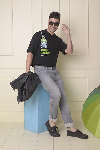 Image of i'sol Men's Tapered Slim Fit Comfortable Mid Rise Stretchable Jeans