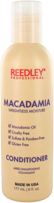 Reedley, Macadamia Volumizing Conditioner, Cruelty Free Conditioner, Gluten Free, Sulfate Free and Paraben Free Conditioner