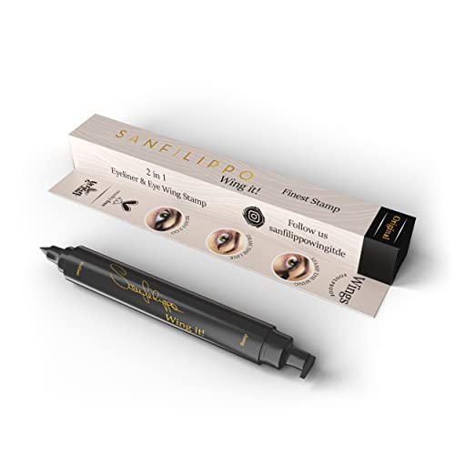 The Original Sanfilippo Wing it! Très Petit Eye Wing Tampon- Eyeliner stamp- Black